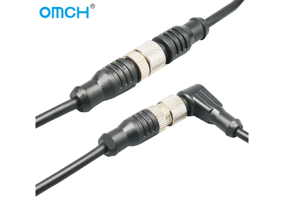 Omch M12 4 Pins PVC Aviation Inserts Cable Sensor Cable Connector