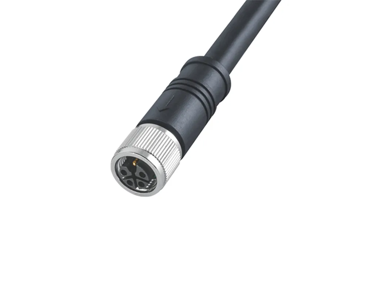 Raymo Ethernet Waterproof Molded Cable M12 4pin Connector