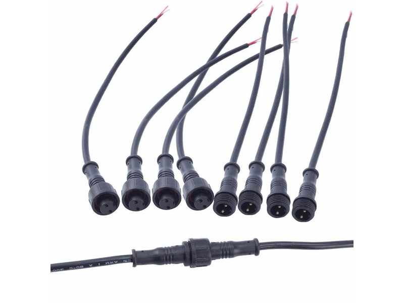 Reliable M12 Waterproof Power Connector Cable for Harsh Environments