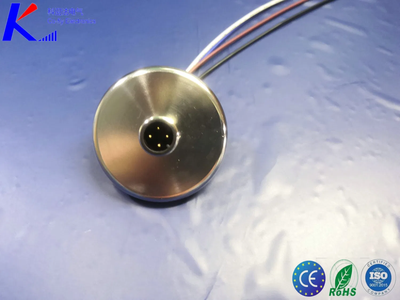 Stainless Steel M12 4pin Male Circular Flange Socket Connector with Wire 0.25m 22AWG