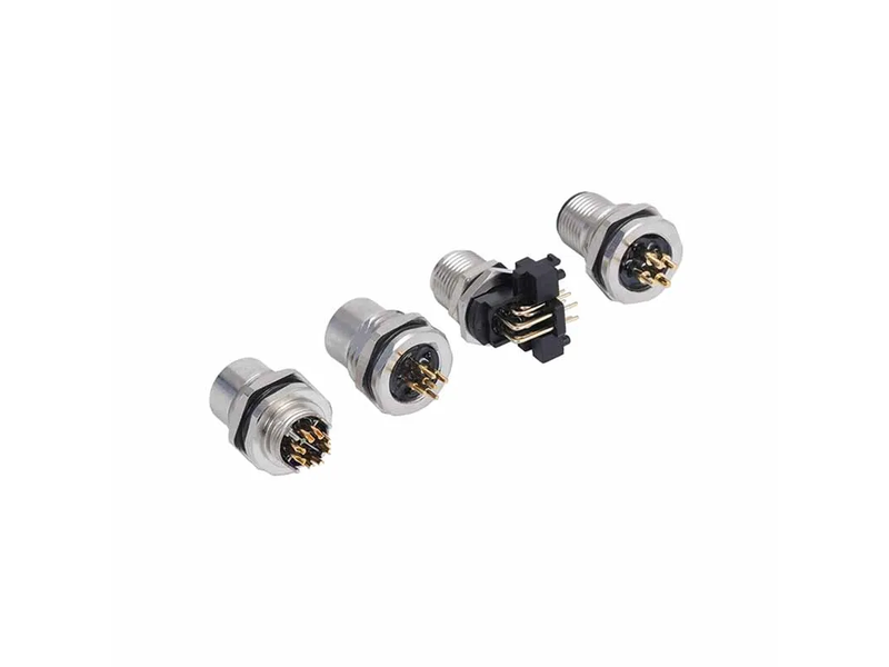 Waterproof Circular Female Male M5 M8 M12 4pin Cable Connector
