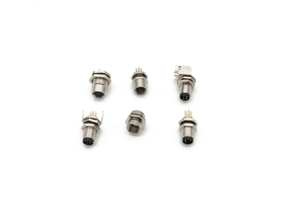 Waterproof Circular Female Male M5 M8 M12 4pin Cable Connector