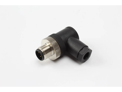 Waterproof M12 4 Pin Male Round Aviation Right Angled Connector
