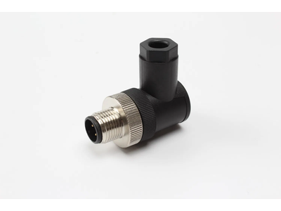Waterproof M12 4 Pin Male Round Aviation Right Angled Connector