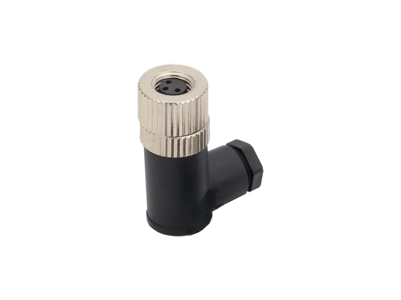 Waterproof M8 4pin Famale Connector Male Ethercat