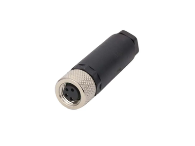 Waterproof M8 4pin Famale Connector Male Ethercat
