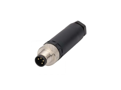 Waterproof M8 4pin Famale Connector Male Ethercat