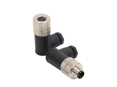 Waterproof M8 4pin Famale Connector Male Ethercat