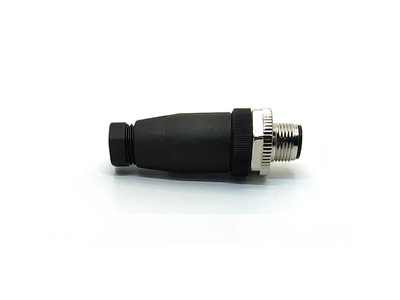 4 Pin Threaded Screw Terminal Connector M12 Sensor Plug a Code Male Straight Bus Plug Connector