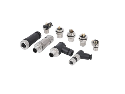 Custom 3 5 6 12 17 Pin M12 Sensor 4 Pin 8 Pin Connector M12 M8 Cable Electronics Wire Circular Connectors