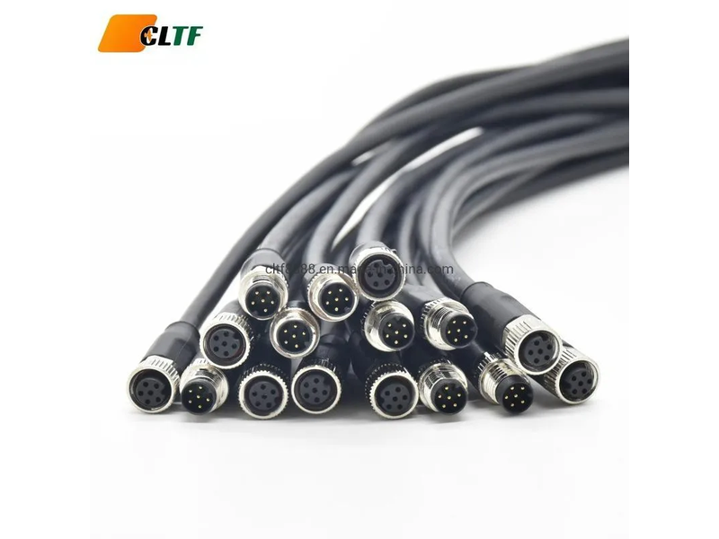 Custom Aviation Cable Connectors M12 M8 M16 M23 M25 3pin 4pin Cable Assembly Wiring Wire Harness