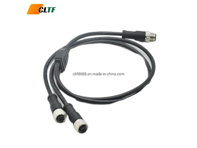 Custom Aviation Cable Connectors M12 M8 M16 M23 M25 3pin 4pin Cable Assembly Wiring Wire Harness