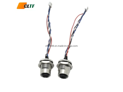 Custom Aviation Cable Connectors M12 M8 M16 M23 M25 3pin 4pin Cable Assembly Wiring Wire Harness