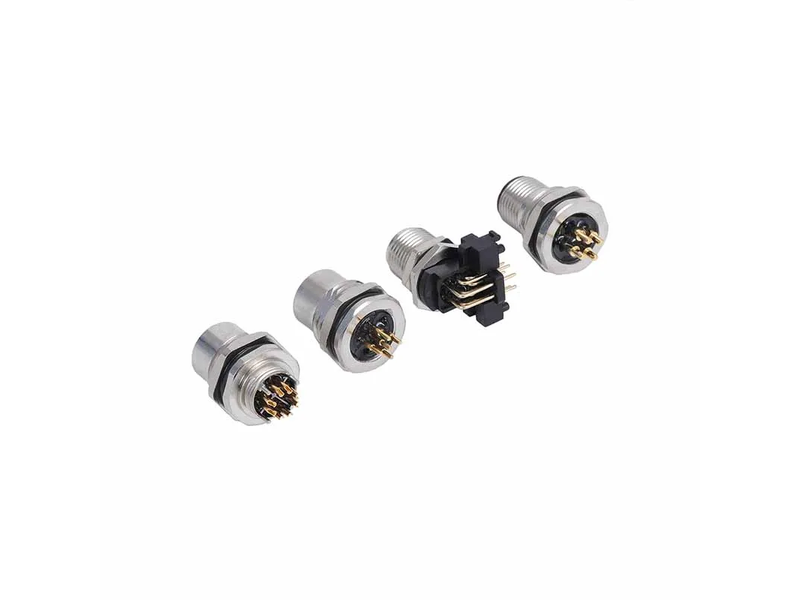 Custom Electronic Connector-Terminals 4 Pin IP67 Waterproof Industrial Cable M5 M8 M12 Circular Connector