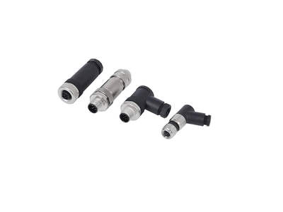 Electronic Connector 4 Pin Male Assembly Waterproof IP67 Industrial Cable M5 M8 M12 Circular Connector
