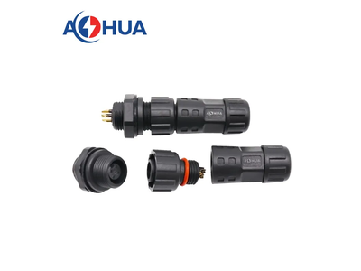 IP67 Solder Wire Panel Mount Connector Mini M12 Female Socket with 2 3 4pin for LED Bars Lighting Procject