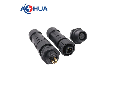 IP67 Solder Wire Panel Mount Connector Mini M12 Female Socket with 2 3 4pin for LED Bars Lighting Procject