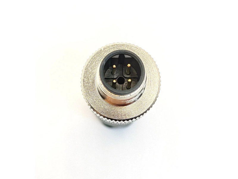 IP67 Waterproof M12 Pg Type B-Coded 4-Pin Male Sensor Straight Connector for Field Wiring