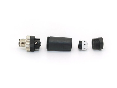 IP67 Waterproof M12 Pg Type B-Coded 4-Pin Male Sensor Straight Connector for Field Wiring