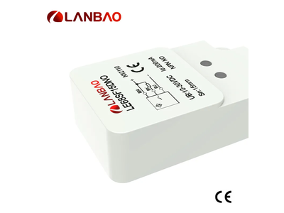 Lanbao Square Plastic Flush 15mm NPN 3 Wires Inductive Proximity Sensor M12 Connector