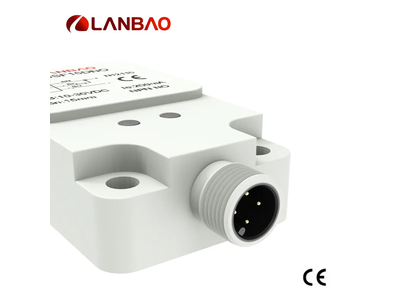 Lanbao Square Plastic Flush 15mm NPN 3 Wires Inductive Proximity Sensor M12 Connector